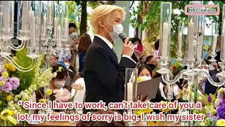 Jhope's Speech For His Sister's Wedding soo heartwarming (ENGLISH SUB)