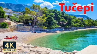 Tucepi Croatia 🇭🇷 4K Makarska Riviera Walking Tour 2023