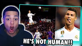 AMERICAN'S FIRST TIME EVER WATCHING CRISTIANO RONALDO | 20 "He's Not Human" Moments REACTION!!