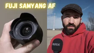 FUJI Samyang 12mm f 2.0 Auto Focus