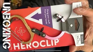 HeroClip carabiner hook clip unboxing