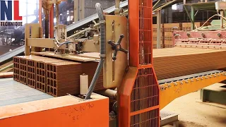 Inside Mega Clay Brick Factory - Modern Brick Manufacturing Process
