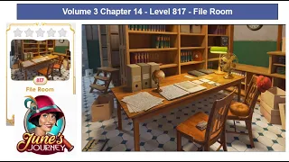 June's Journey - Volume 3 - Chapter 14 - Level 817 - File Room (Complete Gameplay, in order)