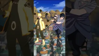 Naruto Vs sasuke #naruto #kakashi #minato #shorts #anime #fight