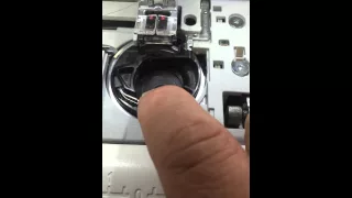 Installing bobbin case in Pfaff