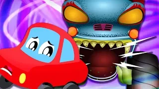 Monster Truck Hunting | HHMT For Kids | Little Red car for children