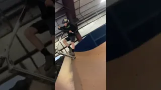 Mini mega foam pit#shorts #scooter #skatepark #scootering #woodward #coppermountain ￼