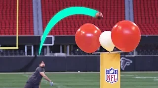 Super Bowl Stadium Trick Shots | Dude Perfect