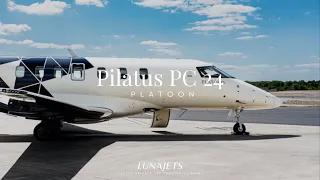 Platoon and LunaJets provide you a inside look at the brand new PC24 | Pilatus