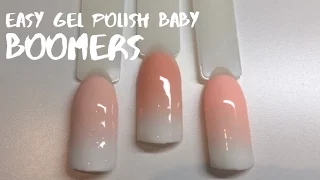 Baby Boomer/faded french Nails Gel Polish (no sponges)