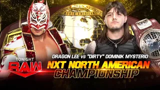 Dominik Mysterio Vs Dragon Lee Campeonato Norteamericano de NXT - WWE Raw 25/09/2023 (En Español)