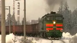 2ТЭ10МК-3103 (Костомукша) / 2TE10MK-3103 (RZD, Kostomuksha)