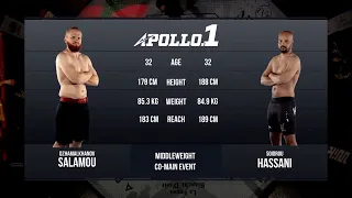 FULL FIGHT: Salamou Dzhamalkhanov vs. Hassani Soidrou | Apollo 1