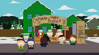 South Park  season 15 episode 8. Cartman Burger.