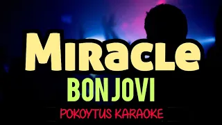 Miracle 🎤 Bon Jovi (karaoke) #karaoke  #minusone  #lyricvideo