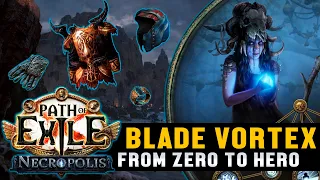 From Zero to Hero - Occultist Cold Blade Vortex - Part 1 | Necropolis | Path of Exile 3.24