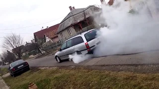 Подборка любительский дрифт Опель Омега Б   Drift Opel Omega B