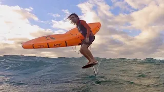 Sunset winging session with Kane de Wilde