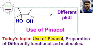 Use of Pinacol for preparation of different functionalized molecules