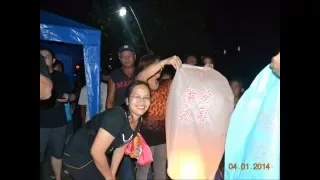 Flying Lanterns of Bengil-Matas Grand Reunion 2014