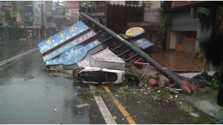 360,000 Households Experience Power Outage in Taiwan after Typhoon Landing