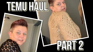 Temu try on haul part 2! Love these tops!