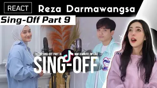 REACT | Reza Darmawangsa SING-OFF TIKTOK SONGS PART 9 (Zoom, Wait A Minute!) vs @Eltasya Natasha