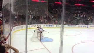 Marek Zidlicky empty net goal vs the Flyers 9/28/14