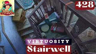 JUNE'S JOURNEY 428 | STAIRWELL (Hidden Object Game ) *Full Mastered Scene*