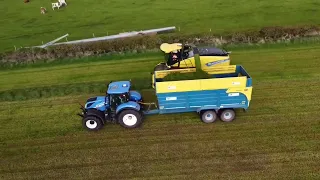 New Holland FR920 with Ultrafeed 3 Header on First Outing