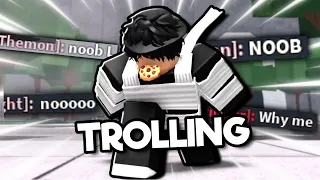 Trolling ULTIMATE USERS with Omni Directional Punch in Roblox The Strongest Battlegrounds...