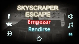 Skyscraper room escape. Solución del nivel 1. Caída desde el cielo.