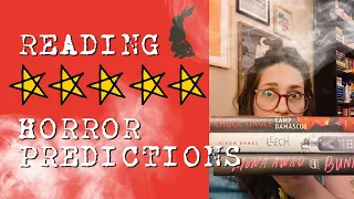 Reading Five Star Horror Predictions 💀🪱🐇