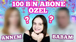 BEKLENEN VİDEO !! 100 BİN ABONE ÖZEL ANNE VE BABAMLA SORU CEVAP🥳 | PK XD | ÖZGÜŞ TV