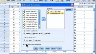 Pearson Correlation - SPSS