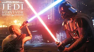 Darth Vader vs Jedi Cere Fight Scene Cinematic HD I Star Wars Jedi Survivor