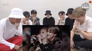 BTS reaction to Jirosè Video Fan made [Lovestory]💜🖤