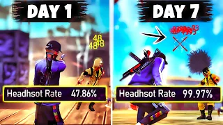 How I Became 99.97% Headshot Player in 7 Days