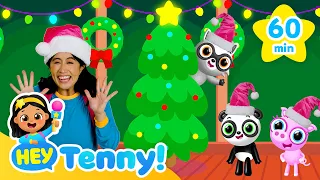 Deck the Halls + More Nursery Rhymes | Christmas Song for Kids | Kids Songs | Hey Tenny!