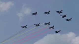Belgian National Day "Air Parade" 2023 (F16, F35, A400M, MRTT...)