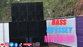 BASS ODYSSEY SOUND 🔥 NEW MID BOXES  🔥 PLAYING /SETUP @ BROWN'S TOWN ST ANN UP IN THE HITS ⚡️PT 1