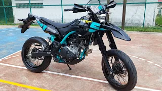 Budget 6.5 jt'an auto cakep | Modifikasi Supermoto New Yamaha WR 155 2022 Cyan