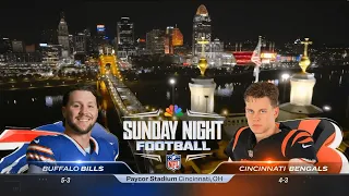 Sunday Night Football on NBC intro | BUF@CIN | 11/5/2023