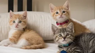 The most cute and cute kittens in the world  -  Reverse video