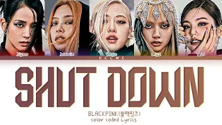 [FM] BLACKPINK - 'Shut Down' Color Coded Lyrics [5 members] - Cover by 페리's cover song channel