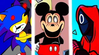 ИГРА КАЛЬМАРА, МИККИ МАУС.EXE И САНКИ ! - FRIDAY NIGHT FUNKIN VS Squid Game / Mickey Mouse - Sunky