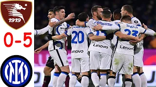 Salernitana VS Inter MIlan 0-5 Extended Highlights & All Goals 2021 || Lautaro Martinez today goal