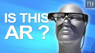 AR SmartGlasses minus AR? - Epson BT30c