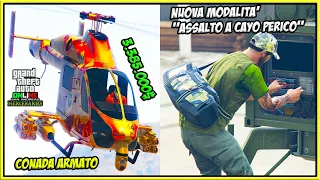 Nuovo elicottero "Conada Armato" & nuova modalità "Assalto a Cayo Perico" su GTA 5 Online!