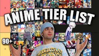 Ranking Every Anime I’ve Watched | *Anime Tier List*